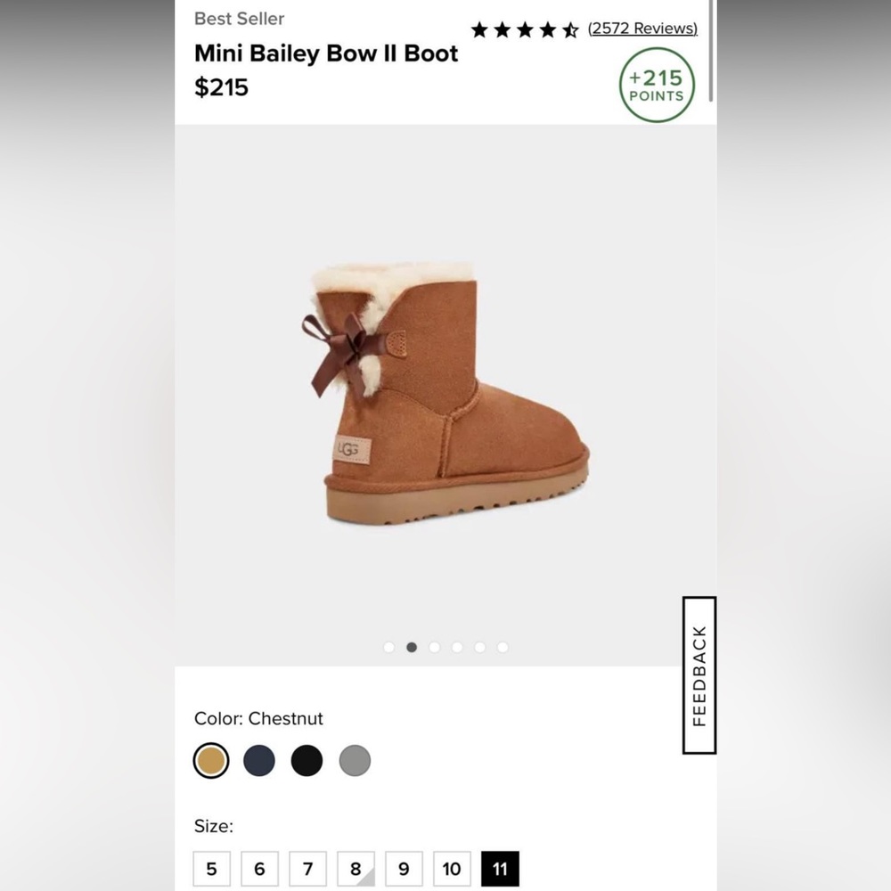 Ugg Bailey Bow Size 11 Brand new never worn